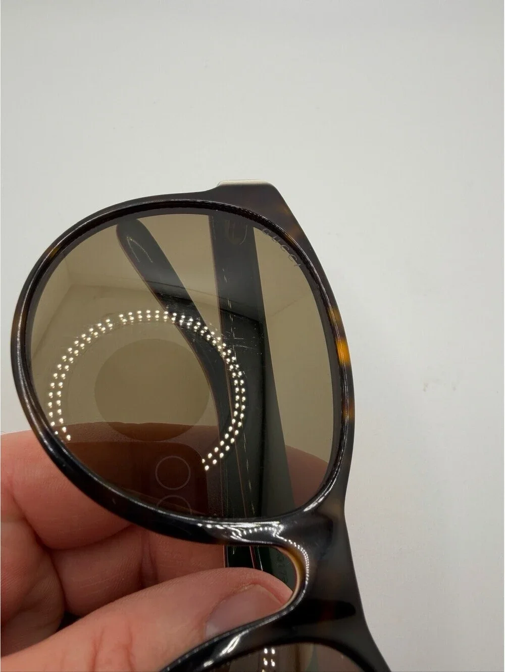 Gucci Round Oval Tortoise Brown Havana GG0271S 57-15-150 With Gucci Case